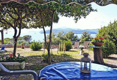 Panoramablick bis nach Korsika, Ferienhaus Casa Minicucci, Capoliverie, Insel Elba
