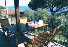 Terrasse, Ferienhaus Casina Sara, Seccheto, Insel Elba