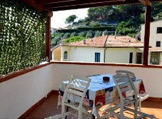 Terrasse, Ferienwohnungen Nonno und Botte, Seccheto, Insel Elba